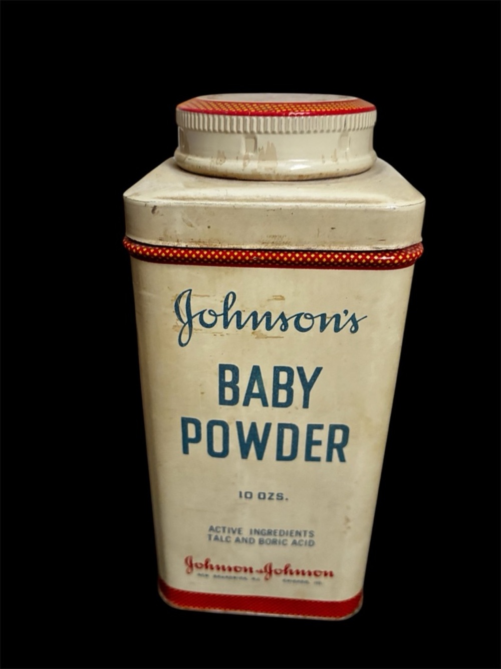 Johnson’s Baby Powder Vintage Container